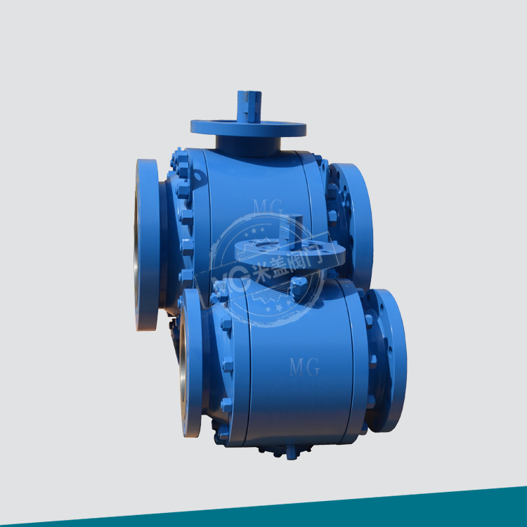 鍛鋼三片式固定式球閥